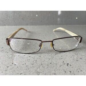 Blue Moon Eyeglasses Frames ONLY BM 708 BR 53-17-135 Full Rim rectangle Brown BR